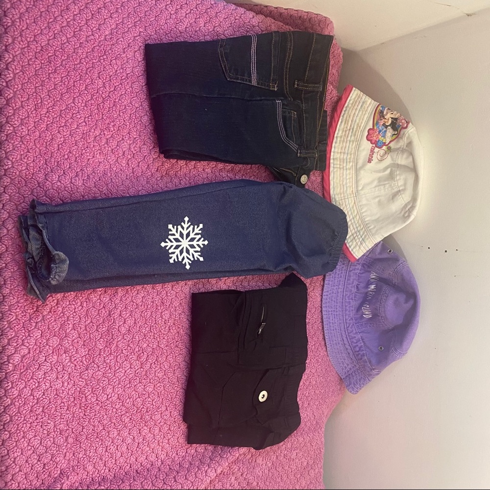 Girls clothes and hats